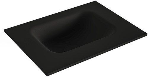 LEX Urban solid surface inleg wastafel voor toiletmeubel 40cm. Positie wasbak midden