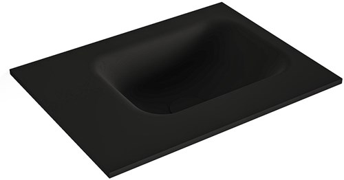 LEX Urban solid surface inleg wastafel voor toiletmeubel 40cm. Positie wasbak rechts
