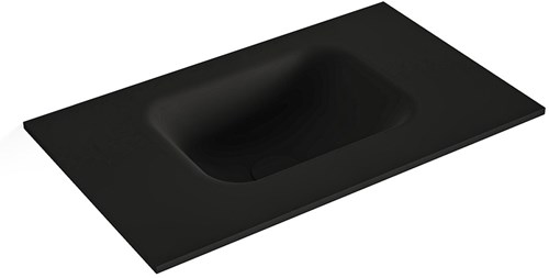 LEX Urban solid surface inleg wastafel voor toiletmeubel 50cm. Positie wasbak midden
