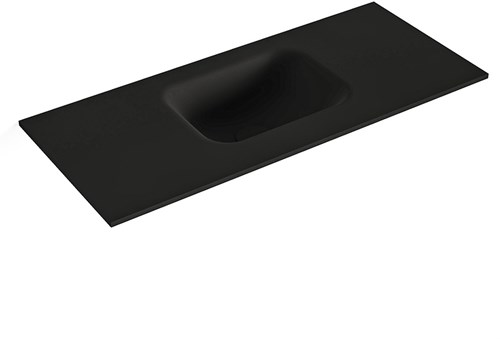 LEX Urban solid surface inleg wastafel voor toiletmeubel 70cm. Positie wasbak midden