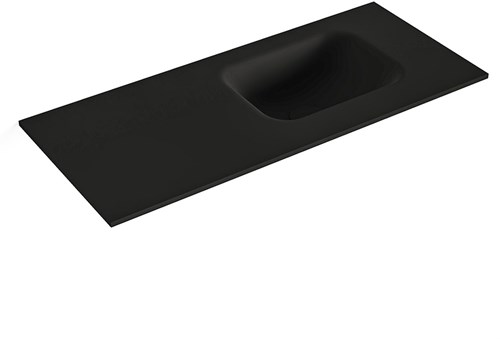 LEX Urban solid surface inleg wastafel voor toiletmeubel 70cm. Positie wasbak rechts