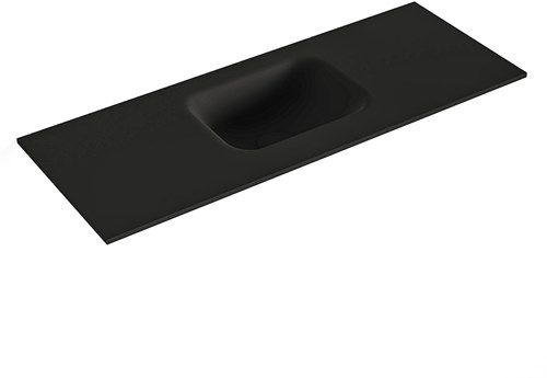 LEX Urban solid surface inleg wastafel voor toiletmeubel 80cm. Positie wasbak midden