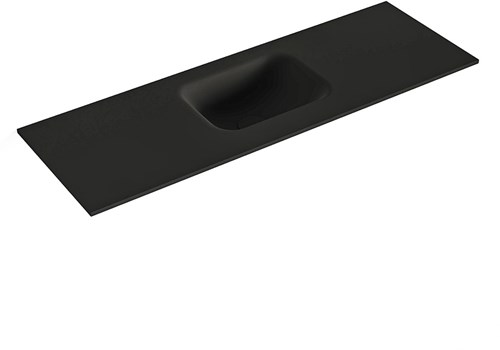 LEX Urban solid surface inleg wastafel voor toiletmeubel 90cm. Positie wasbak midden