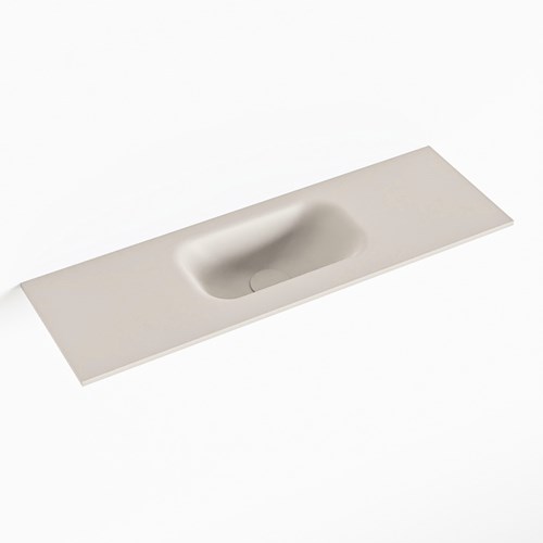 EDEN Linen solid surface inleg wastafel voor toiletmeubel 70cm. Positie wasbak midden