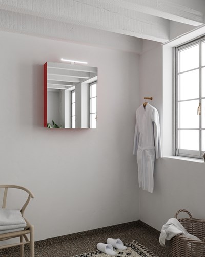 CUBB armoire à miroir 60x70x16cm couleur Fire avec 1 porte.-2
