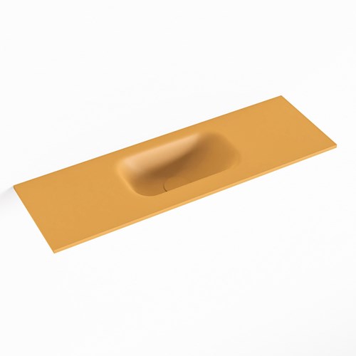 EDEN Ocher solid surface inleg wastafel voor toiletmeubel 70cm. Positie wasbak midden