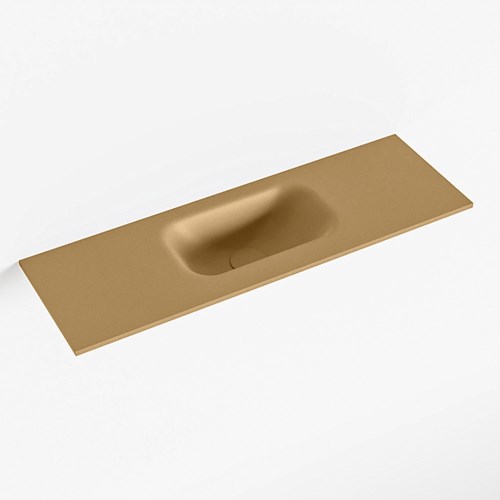 EDEN Oro solid surface inleg wastafel voor toiletmeubel 70cm. Positie wasbak midden