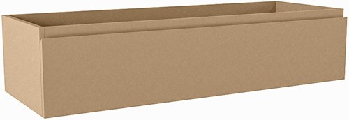FOGE badmeubel onderkast 110cm 1 lade kleur Oro 41cm diep, Geen uitsparing in lade.