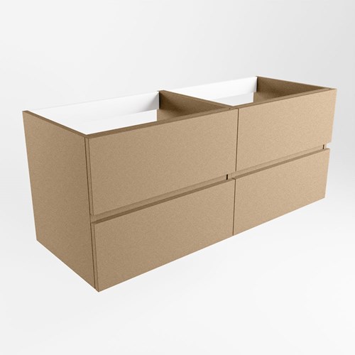 VICA badmeubel onderkast 120cm 4 lades kleur Oro, Links uitsparing in lade.