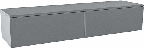 ALAN module badmeubel onderkast 2 lades 150cm kleur Plata MDF.