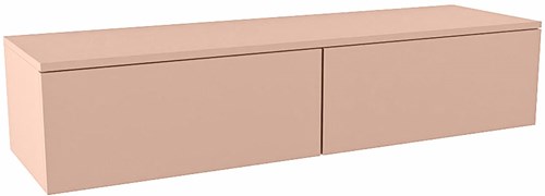 ALAN module badmeubel onderkast 2 lades 140cm kleur Rosee MDF.