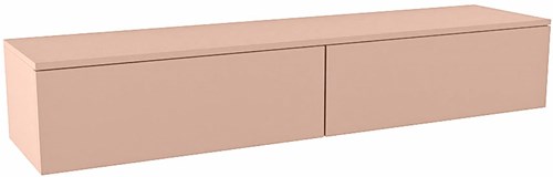 ALAN module badmeubel onderkast 2 lades 170cm kleur Rosee MDF.