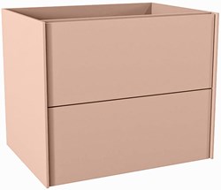 TENCE badmeubel onderkast 60cm 2 lades kleur Rosee.