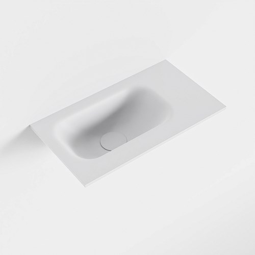 EDEN Talc Inset / Built-in Basin solid surface 40cm. Position basin Left.