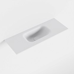 EDEN Talc Lavabo incasso solid surface 61cm. Posizione lavabo Centro.