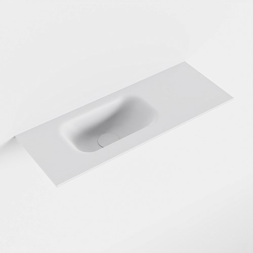 EDEN Talc Lavabo encastrado solid surface 61cm. Posición del fregadero Izquierda.