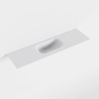 EDEN Talc einbauwaschbecken solid surface (mineralwerkstoff) 81cm. Waschbeckenposition Mittig.
