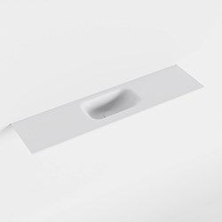 EDEN Talc Lavabo incasso solid surface 90cm. Posizione lavabo Centro.