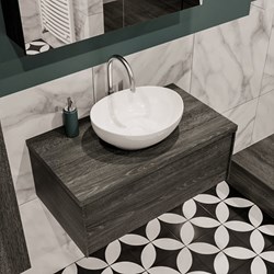 BARCO Lavabo d'appoggio Ceramica 41x33cm.