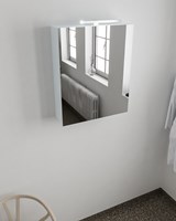 CUBB spiegelkast 50x70x16cm kleur clay met 1 deur.