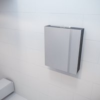 CUBB spiegelkast 50x70x16cm kleur dark brown met 1 deur.