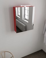 CUBB armoire à miroir 60x70x16cm couleur Fire avec 1 porte.-3