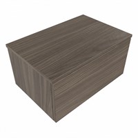ALAN module badmeubel onderkast smal 1 lade 60cm kleur Mocha Melamine.