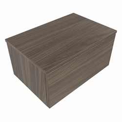 ALAN module badmeubel onderkast smal 1 lade 60cm kleur Mocha Melamine.