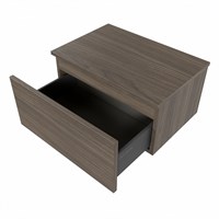 ALAN module badmeubel onderkast smal 1 lade 60cm kleur Mocha Melamine.-3