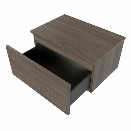 ALAN module badmeubel onderkast smal 1 lade 60cm kleur Mocha Melamine.-3