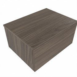 ALAN module badmeubel onderkast  1 lade 60cm kleur Mocha Melamine.