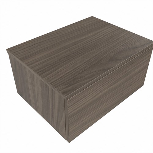 ALAN module badmeubel onderkast 1 lade 60cm kleur Mocha Melamine.