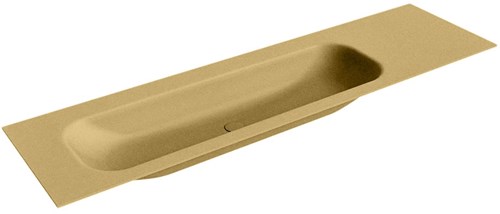 BIG LARGE Oro solid surface inbouw wastafel 170cm. Positie wasbak Links. 