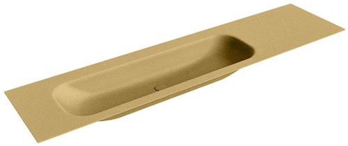 BIG LARGE Oro solid surface inbouw wastafel 190cm. Positie wasbak Links. 