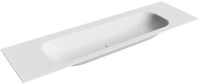 BIG Large Talc Inset / Built-in Basin solid surface 160cm. Position basin Center.
