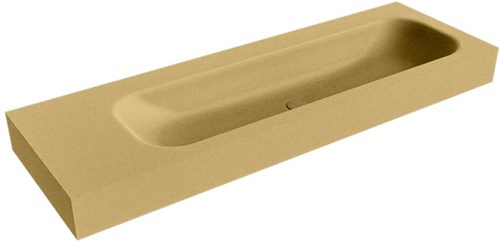 BIG LARGE Oro vrijhangende wastafel 140cm. Positie wasbak Rechts rand 12cm. 