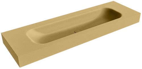 BIG LARGE Oro vrijhangende wastafel 151cm. Positie wasbak Midden rand 12cm. 