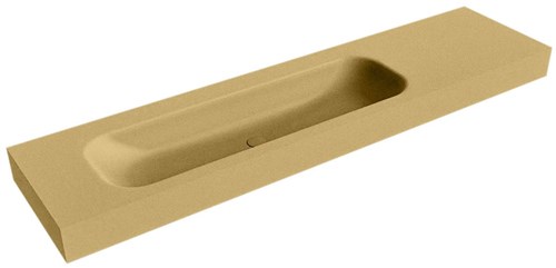 BIG LARGE Oro vrijhangende wastafel 190cm. Positie wasbak Links rand 12cm. 