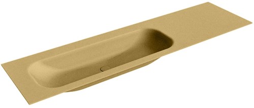 BIG MEDIUM Oro solid surface inbouw wastafel 170cm. Positie wasbak Links. 