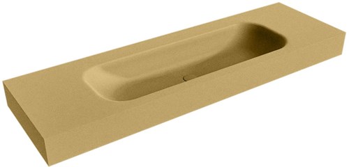 BIG MEDIUM Oro vrijhangende wastafel 150cm. Positie wasbak Midden rand 12cm. 