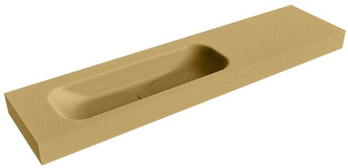 BIG MEDIUM Oro vrijhangende wastafel 191cm. Positie wasbak Links rand 12cm. 