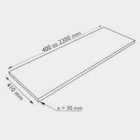 TOP 41 - Melamine - Technische tekening