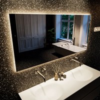 MONDIAZ BRIGHT specchio 70x130cm Rettangolo con illuminazione LED.