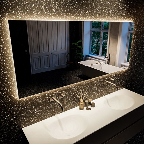 MONDIAZ BRIGHT spiegel 70x150cm Rechthoek met LED verlichting.