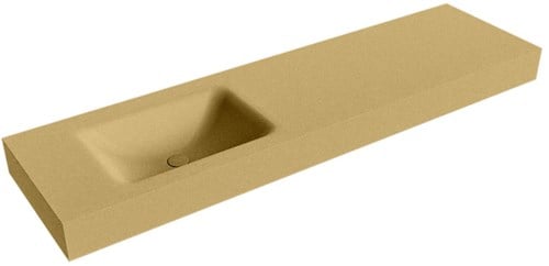 CLOUD Oro vrijhangende wastafel 171cm. Positie wasbak Links rand 12cm. 
