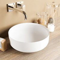 COSS Waskom solid surface 36cm kleur Talc / Talc