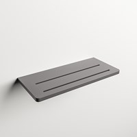 EASY Shower shelf 31cm solid surface color Dark Grey.-2