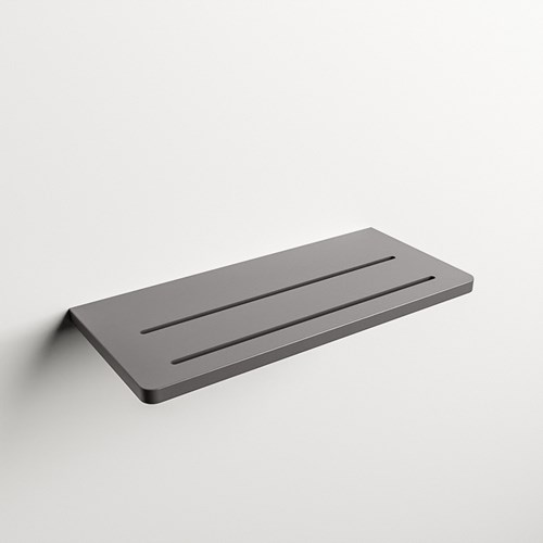 EASY Étagère de douche 31cm solid surface couleur Dark Grey.-2