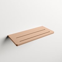 EASY Étagère de douche 31cm solid surface couleur Rosee.-2
