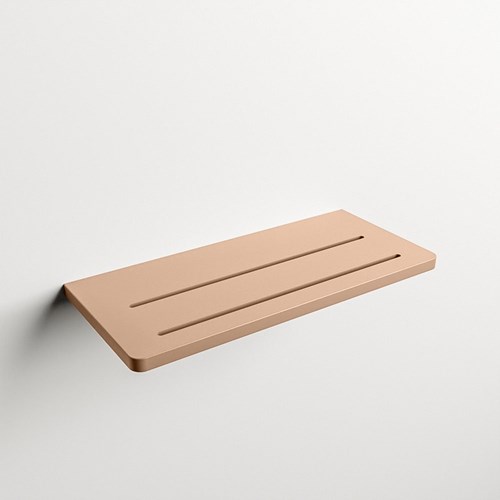 EASY Étagère de douche 31cm solid surface couleur Rosee.-2